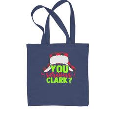 You Serious Clark? Griswold Shopping Tote Bag Navy Blue