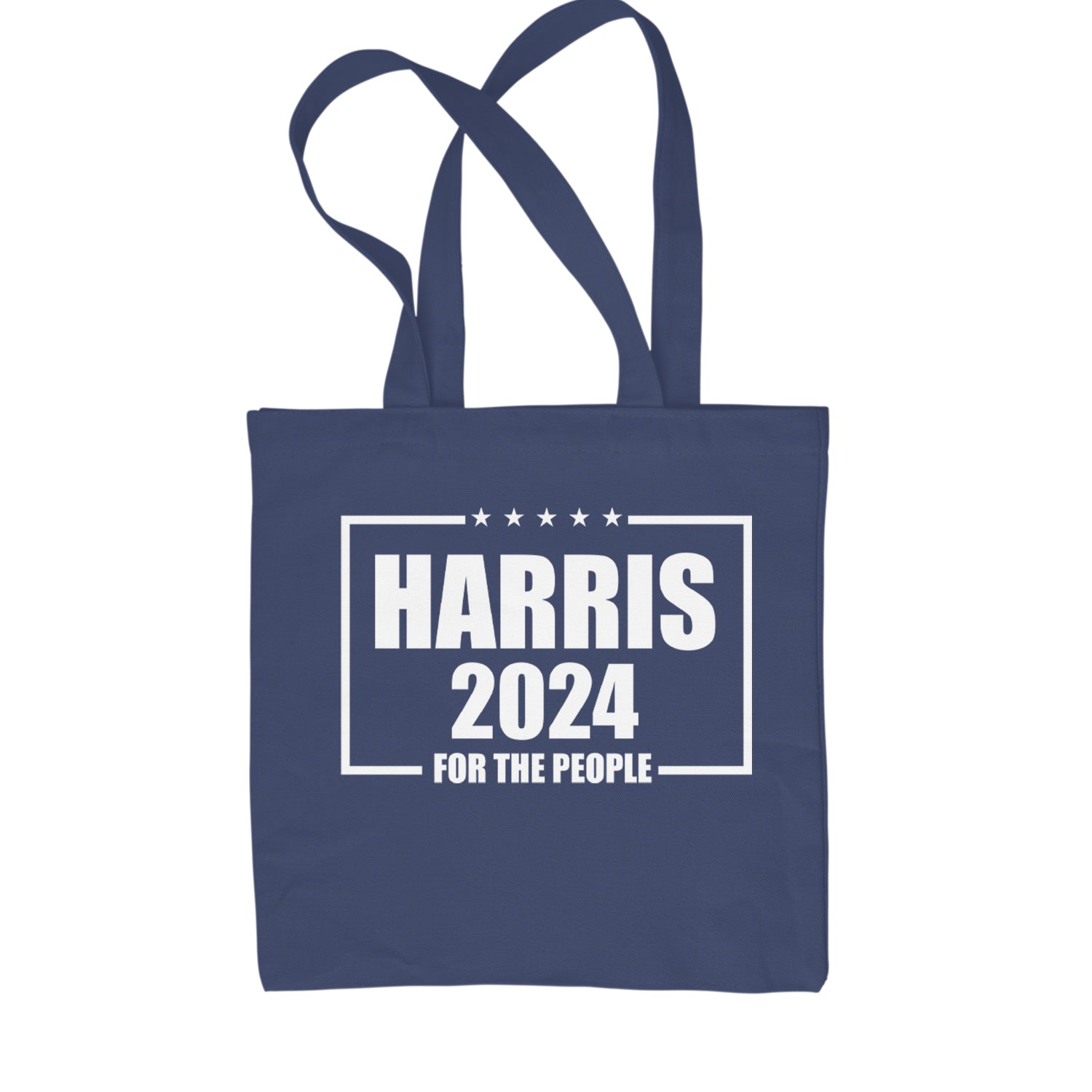 Harris 2024 - Vote For Kamala For President Shopping Tote Bag Navy Blue