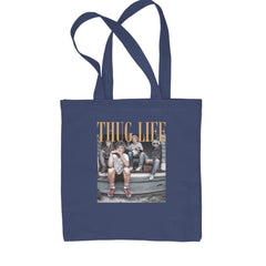 Golden Girls Thug Life Street Shopping Tote Bag Navy Blue