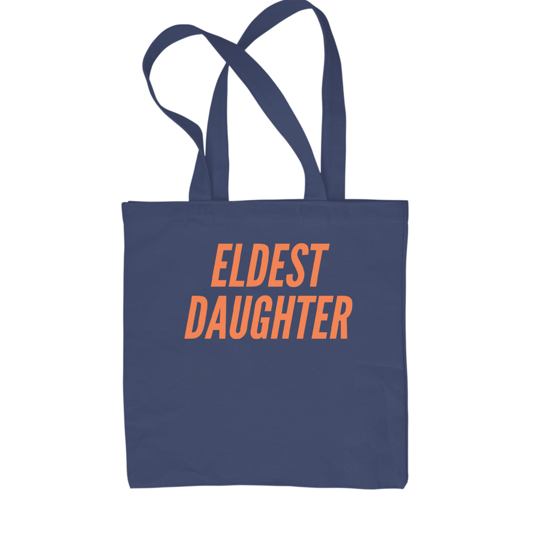 Eldest Daughter Shopping Tote Bag Navy Blue