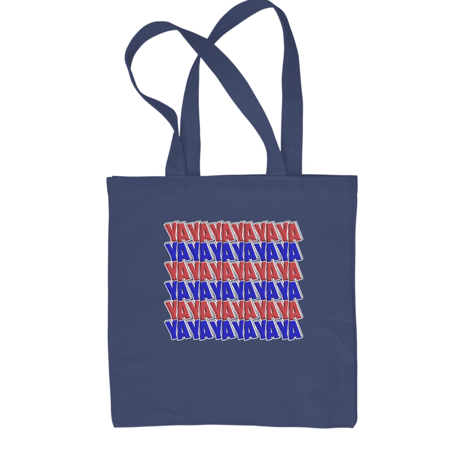 YaYaYa YaYa Cowboy Shopping Tote Bag Navy Blue