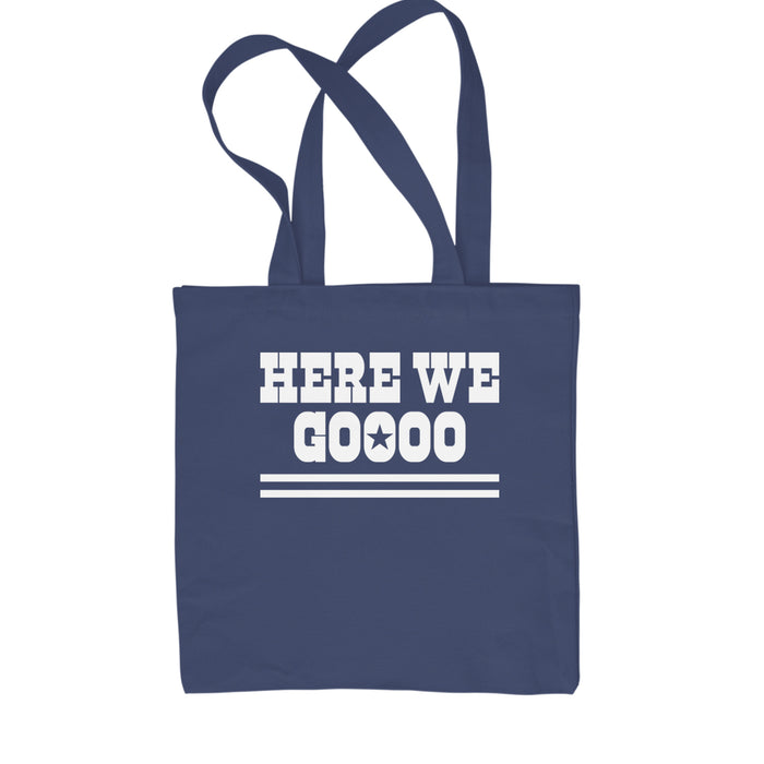 Here We Go Dem Boys Dallas Football Shopping Tote Bag