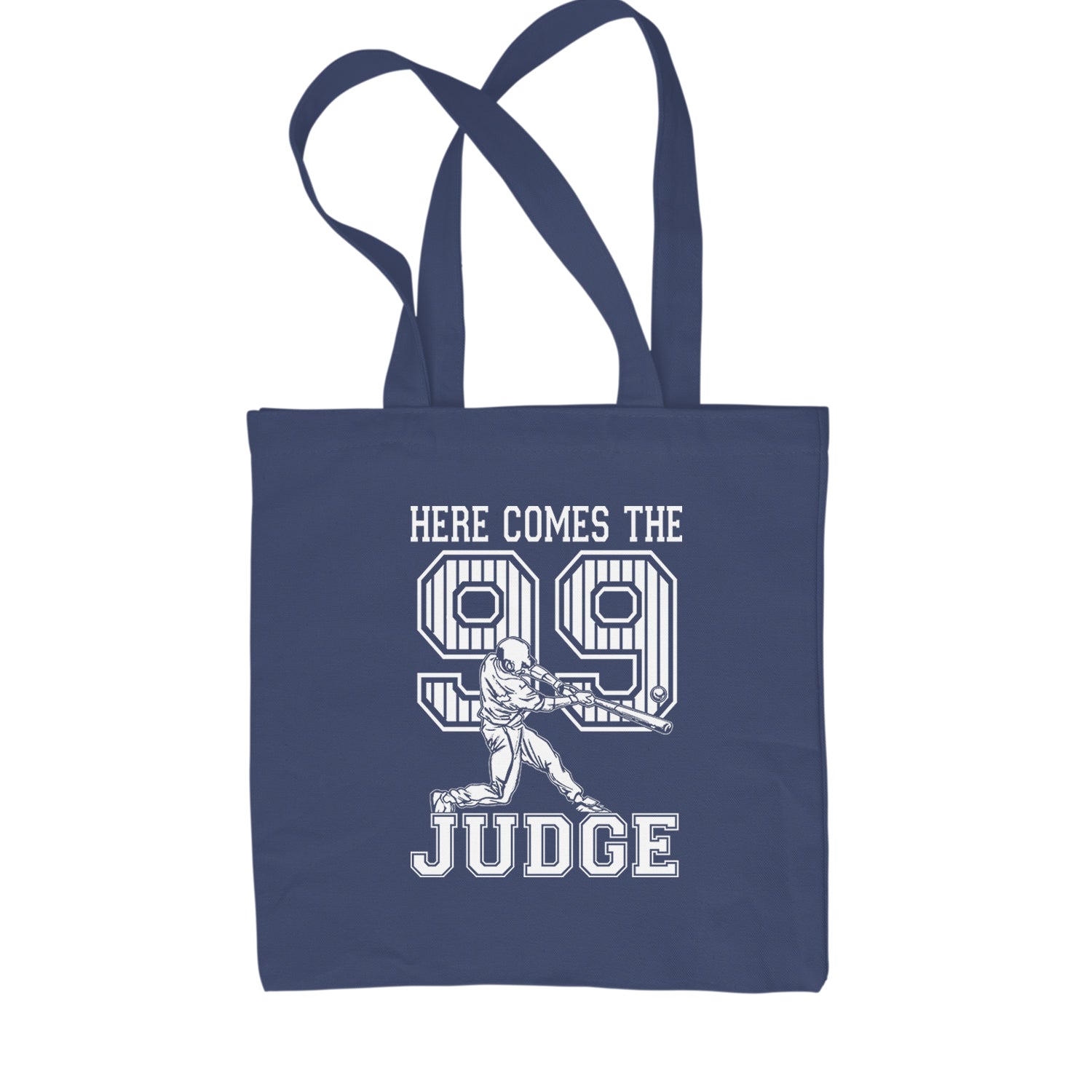 Here Comes The Judge 99 NY Baseball  Shopping Tote Bag