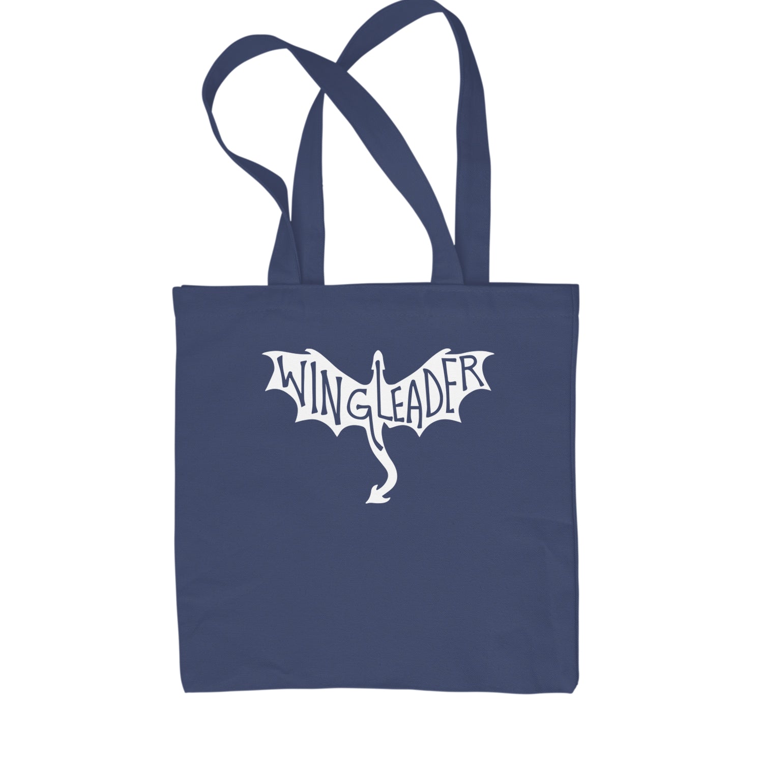 Wingleader Basgiath War College Shopping Tote Bag Navy Blue