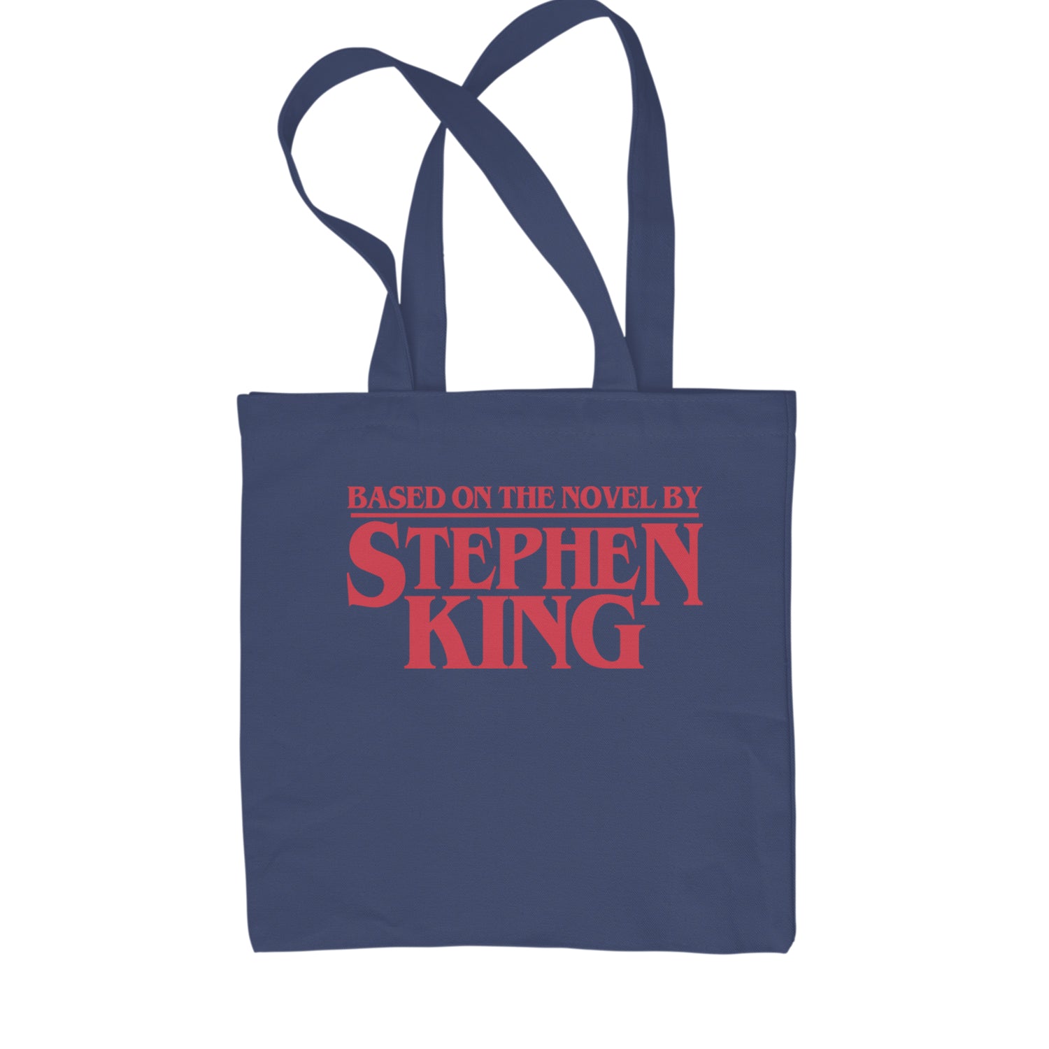 Based On The Novel By Stephen King Shopping Tote Bag Navy Blue