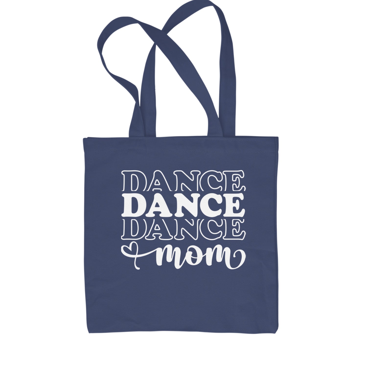 Dance Mom Shopping Tote Bag Navy Blue