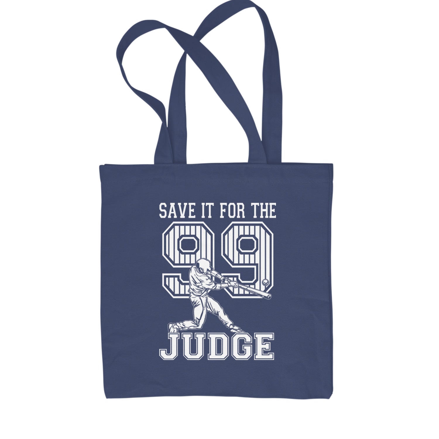 Save It For The Judge 99  Shopping Tote Bag Navy Blue
