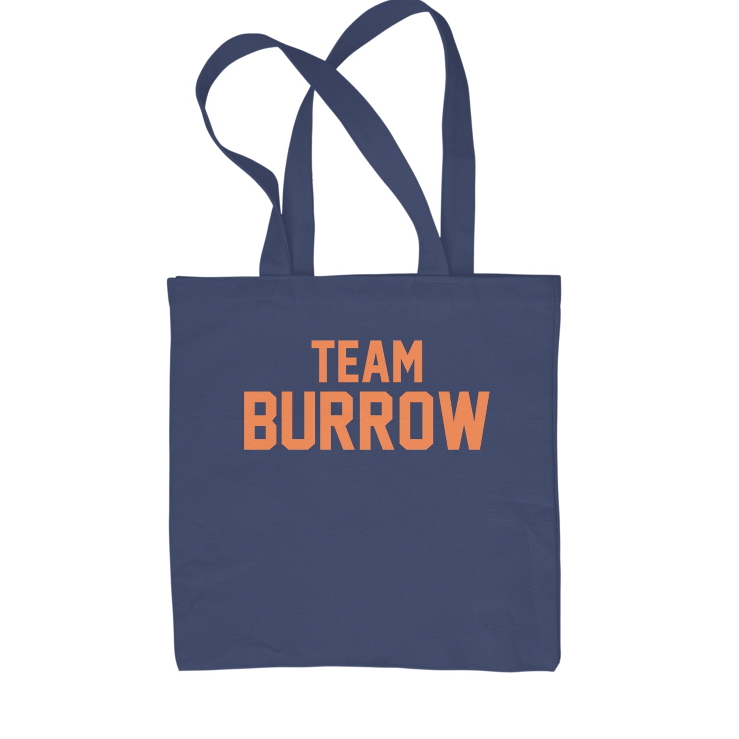 Team Burrow Cincinnati Shopping Tote Bag Navy Blue