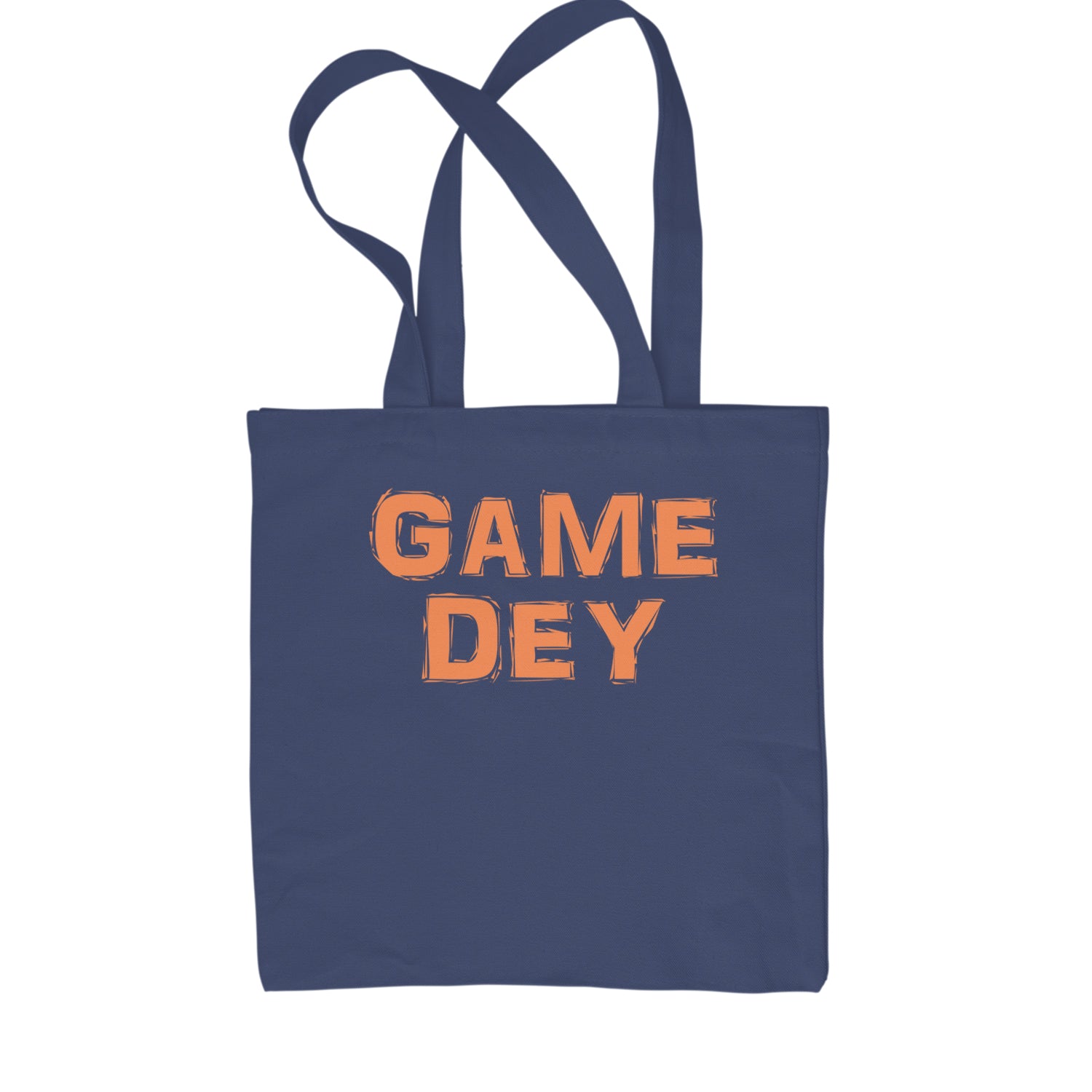 Game Dey Cincinnati Football Shopping Tote Bag Navy Blue