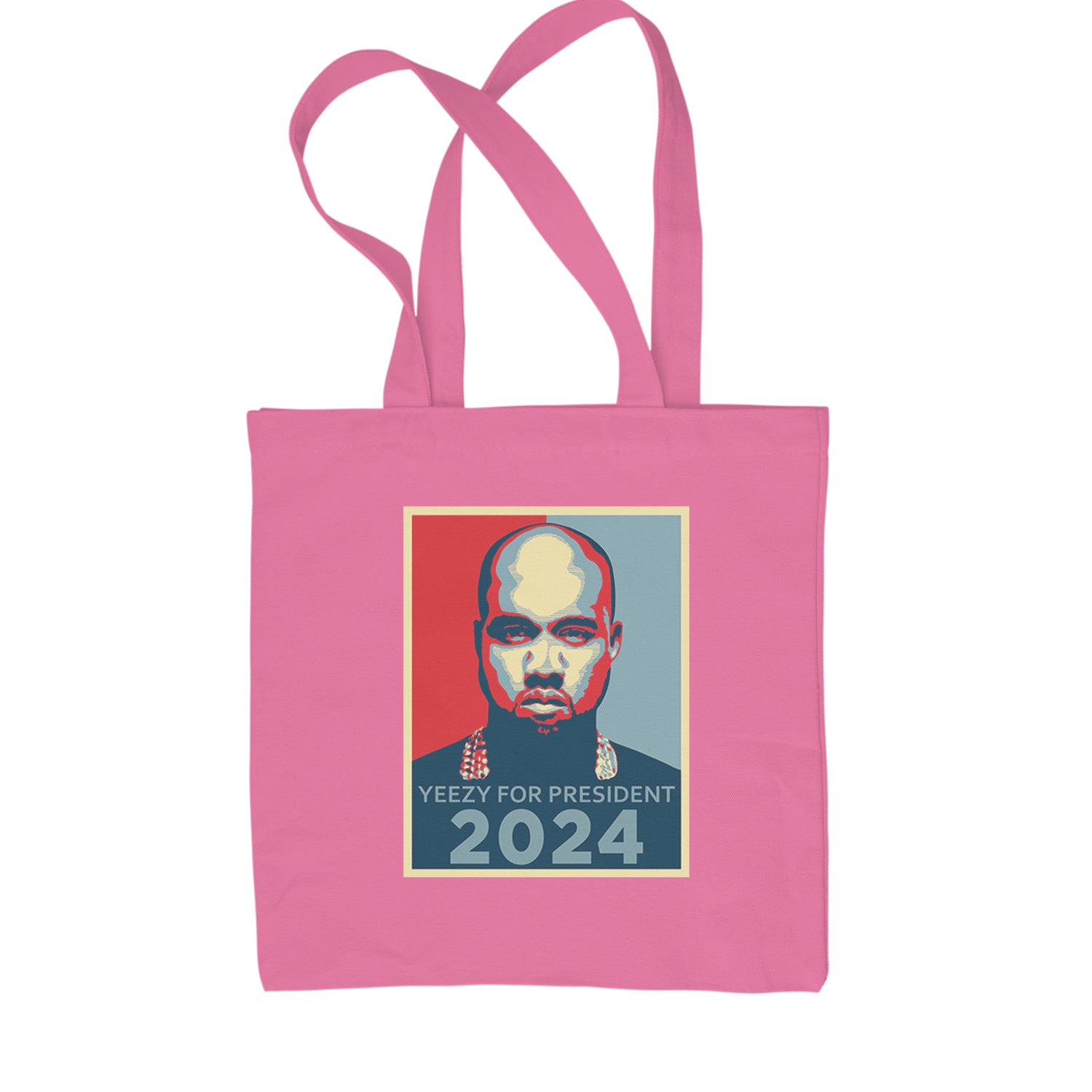 Yeezus For President Vote for Ye Shopping Tote Bag Pink