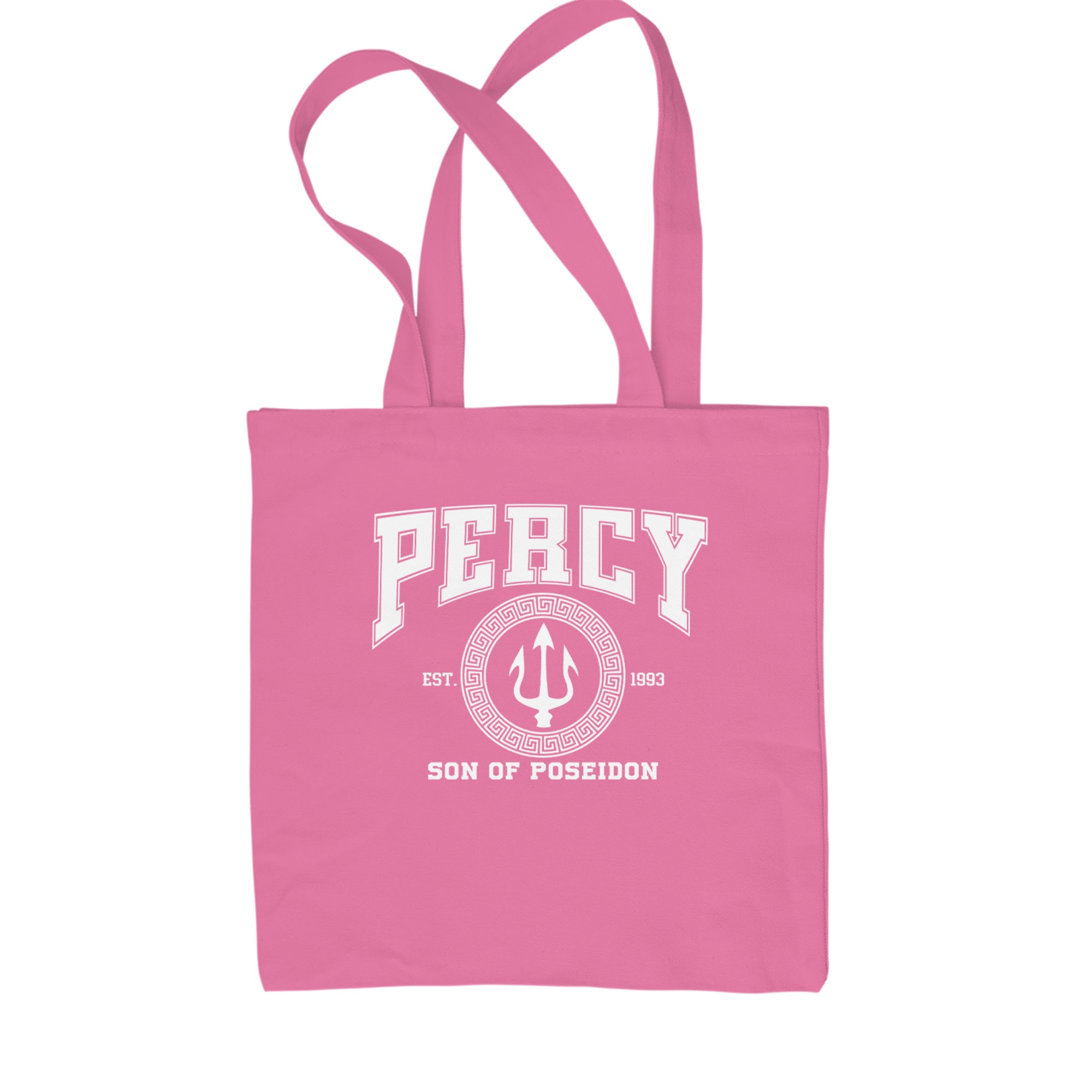 Percy Son Of Poseidon Sea God Shopping Tote Bag Pink