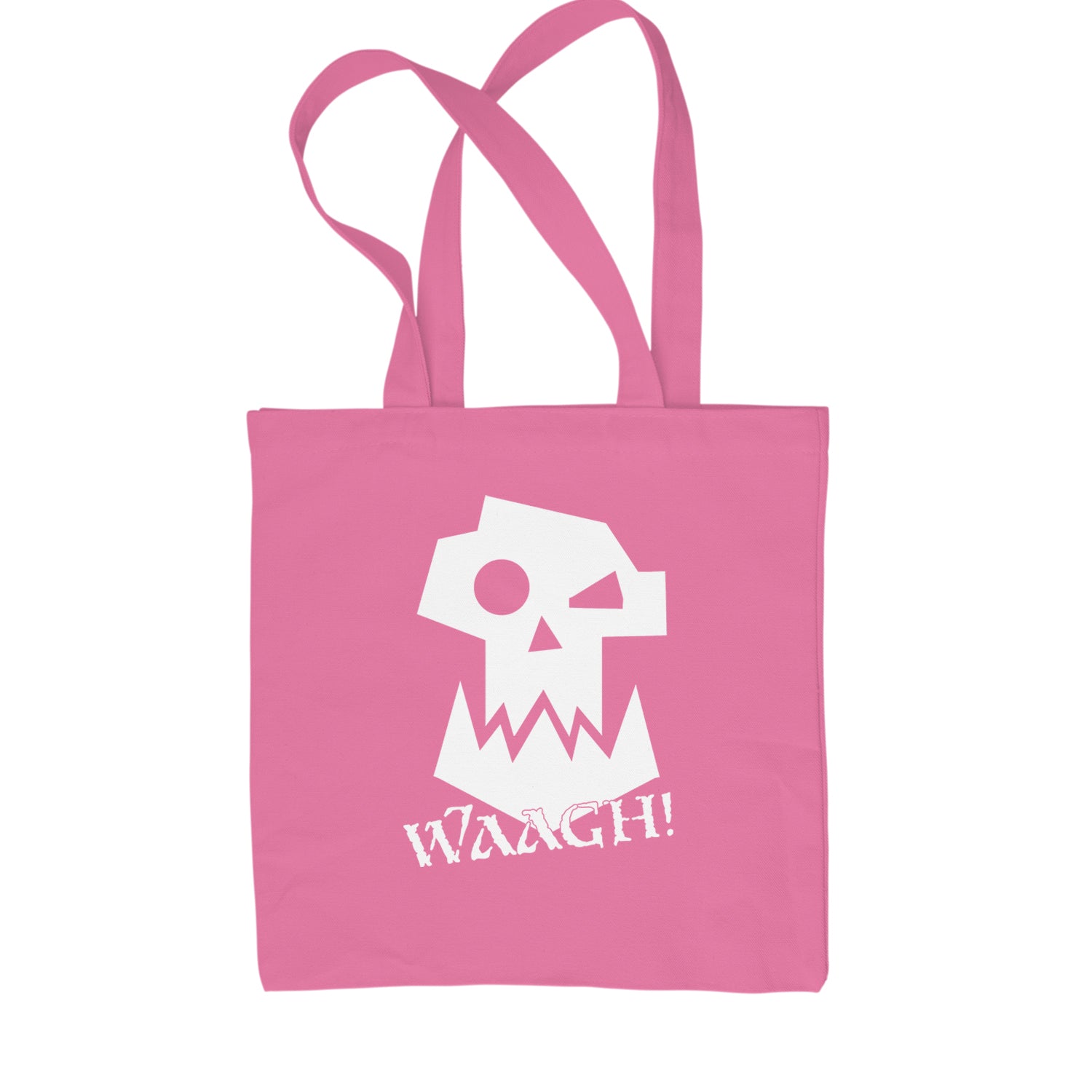 Ork Miniature Tabletop Wargaming Waagh Shopping Tote Bag Pink