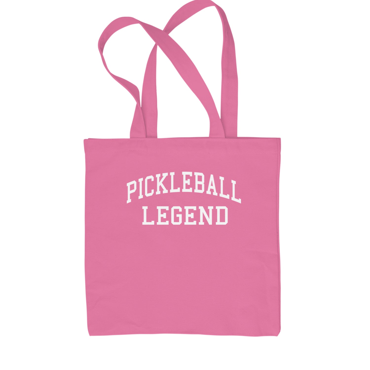 Pickleball Legend Dink Champion Shopping Tote Bag Pink