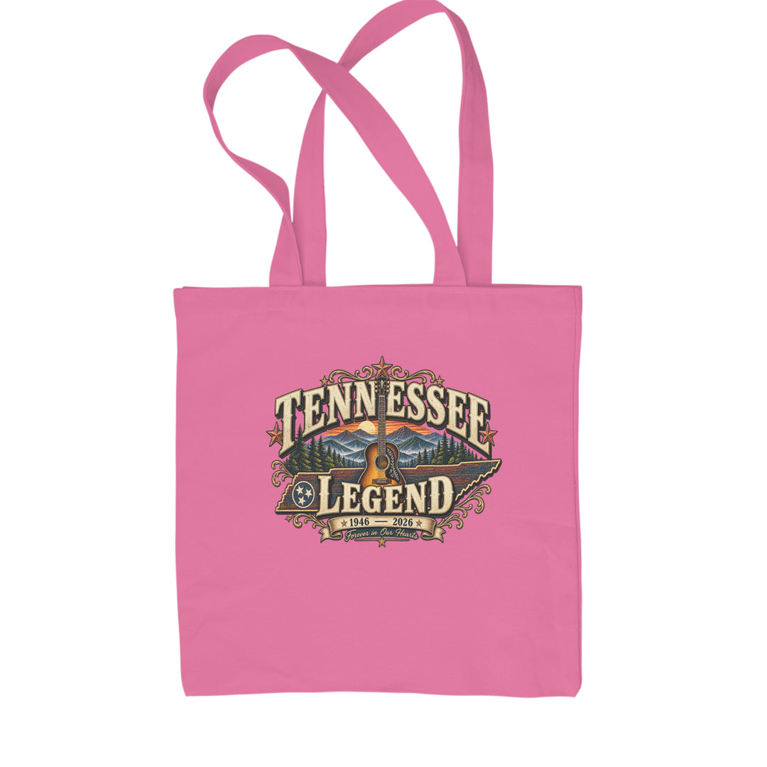Tennessee Legend Country Music Dolly Shopping Tote Bag Pink