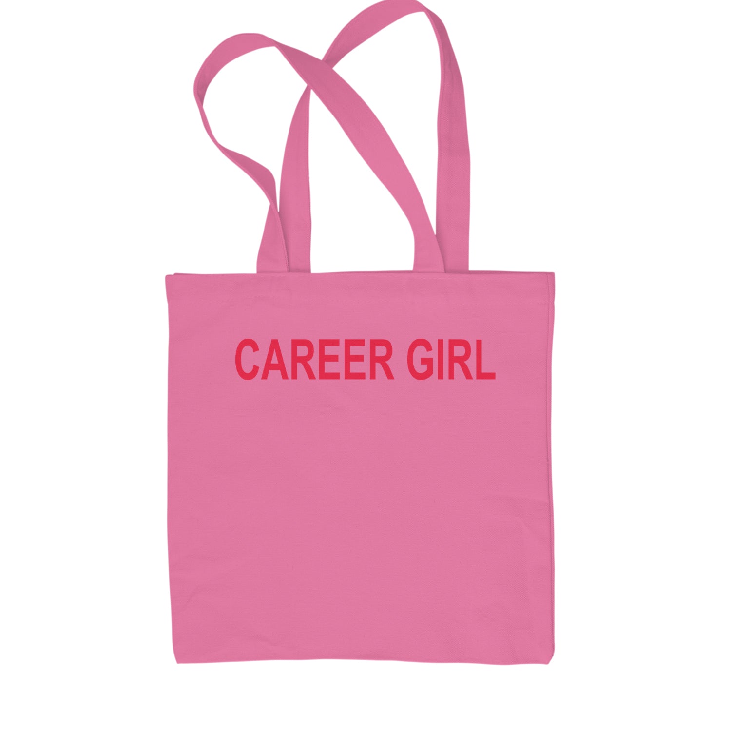 Career Girl Trendsetter Statement Shopping Tote Bag Pink