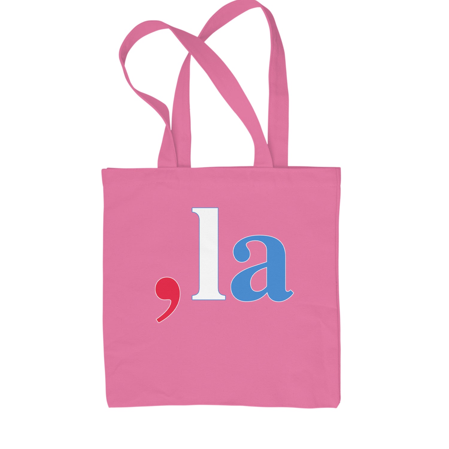 Comma-La - Support Kamala Harris For President 2024 Shopping Tote Bag Pink