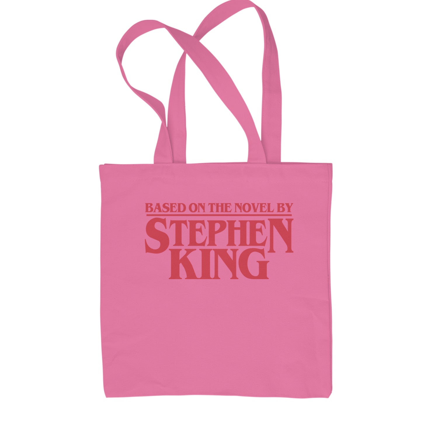 Based On The Novel By Stephen King Shopping Tote Bag Pink