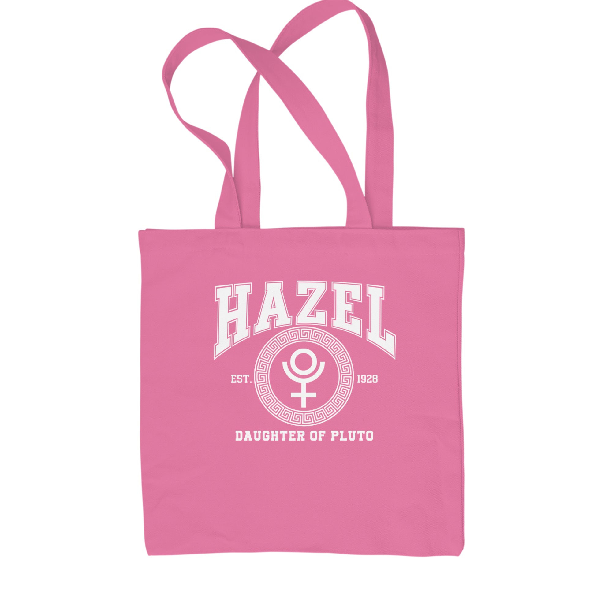 Hazel Daughter of Pluto Roman Gold Shopping Tote Bag Pink
