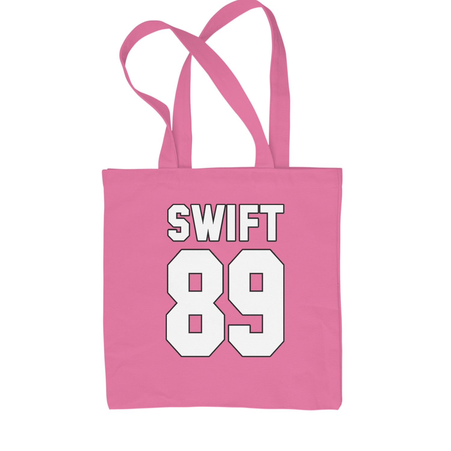 Swift 89 Birth Year Music Fan Era Poets Department Lover Shopping Tote Bag Pink