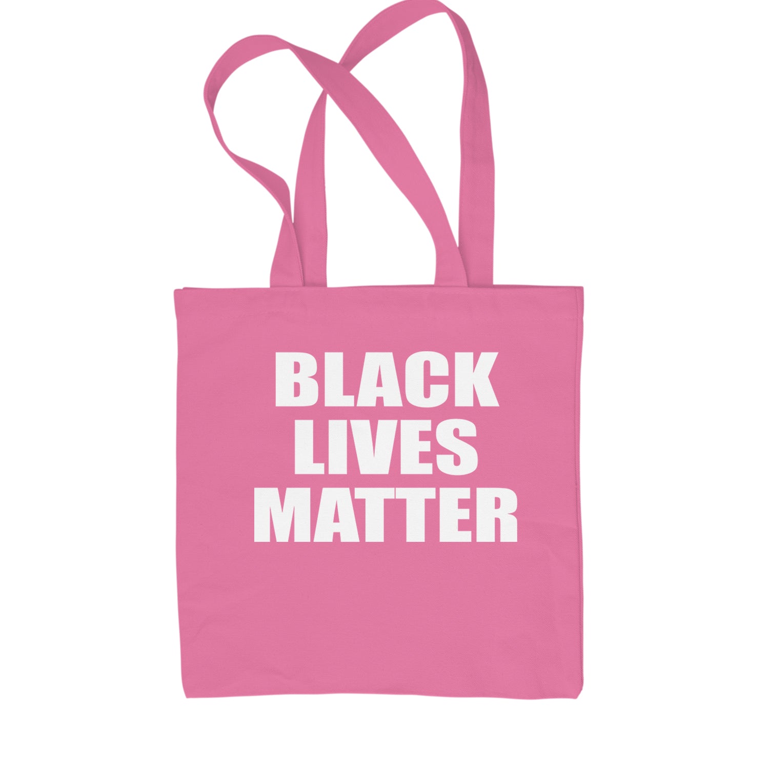 Black Lives Matter BLM Shopping Tote Bag Pink