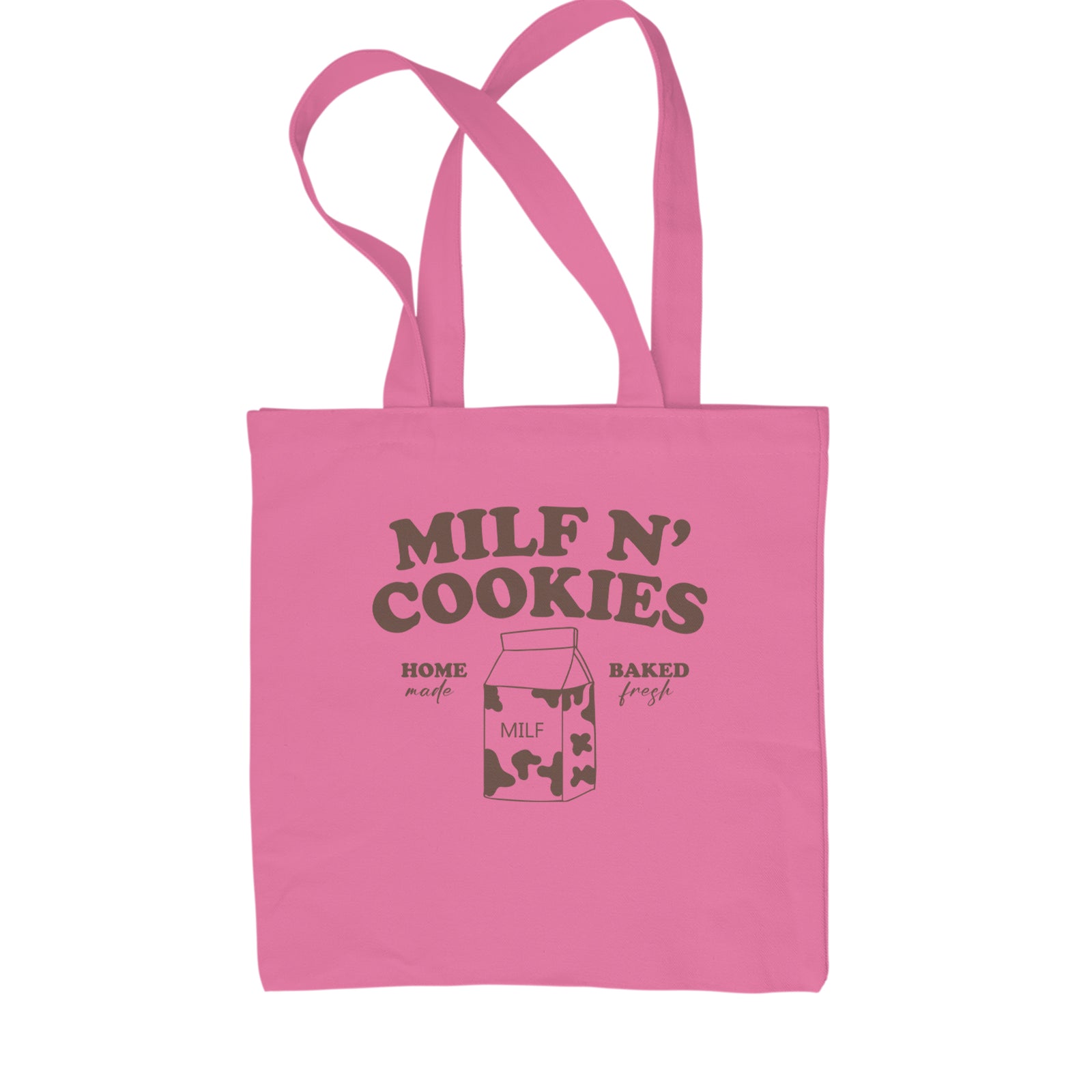 Milf And Cookies Shopping Tote Bag Natural