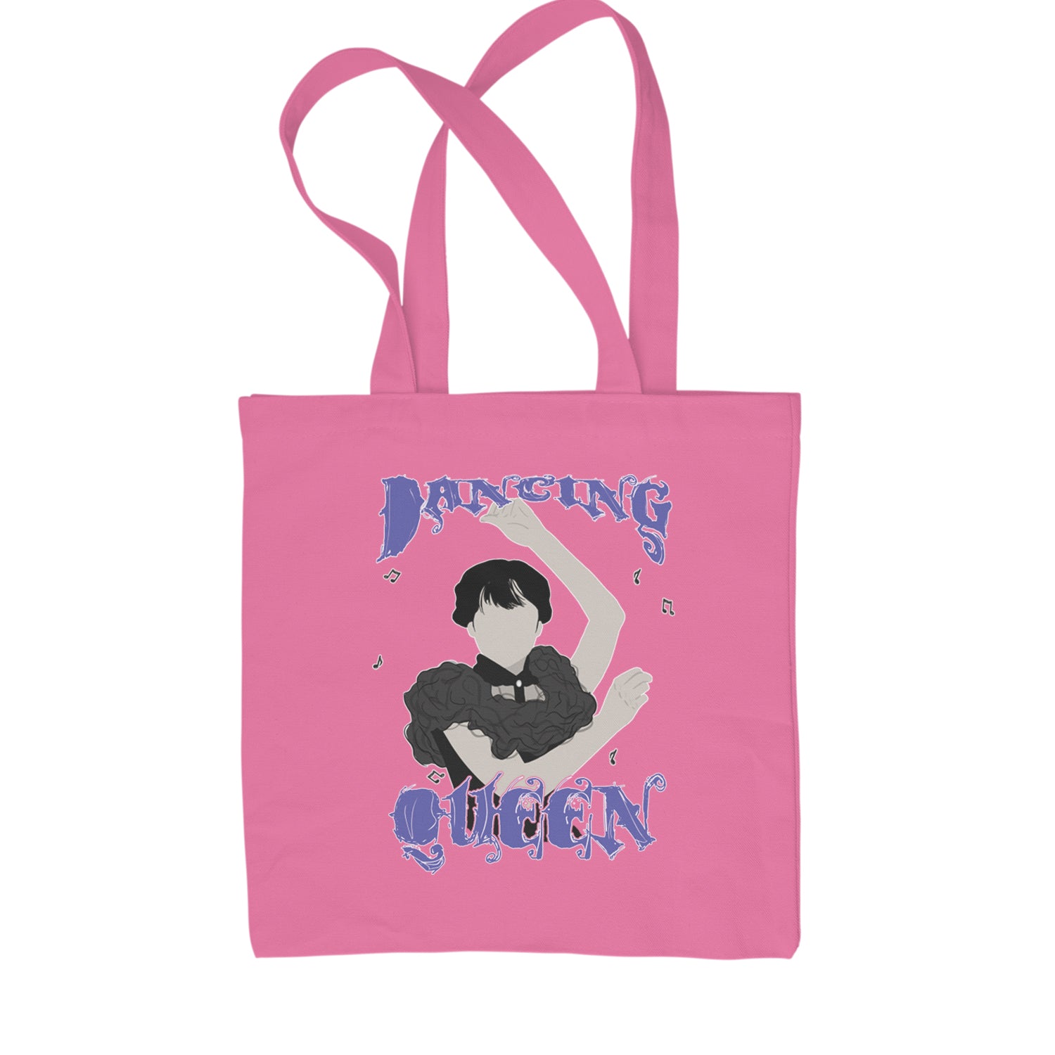 Wednesday Dancing Queen Shopping Tote Bag Pink