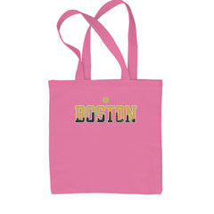 Boston City Pride Irish Shopping Tote Bag Pink