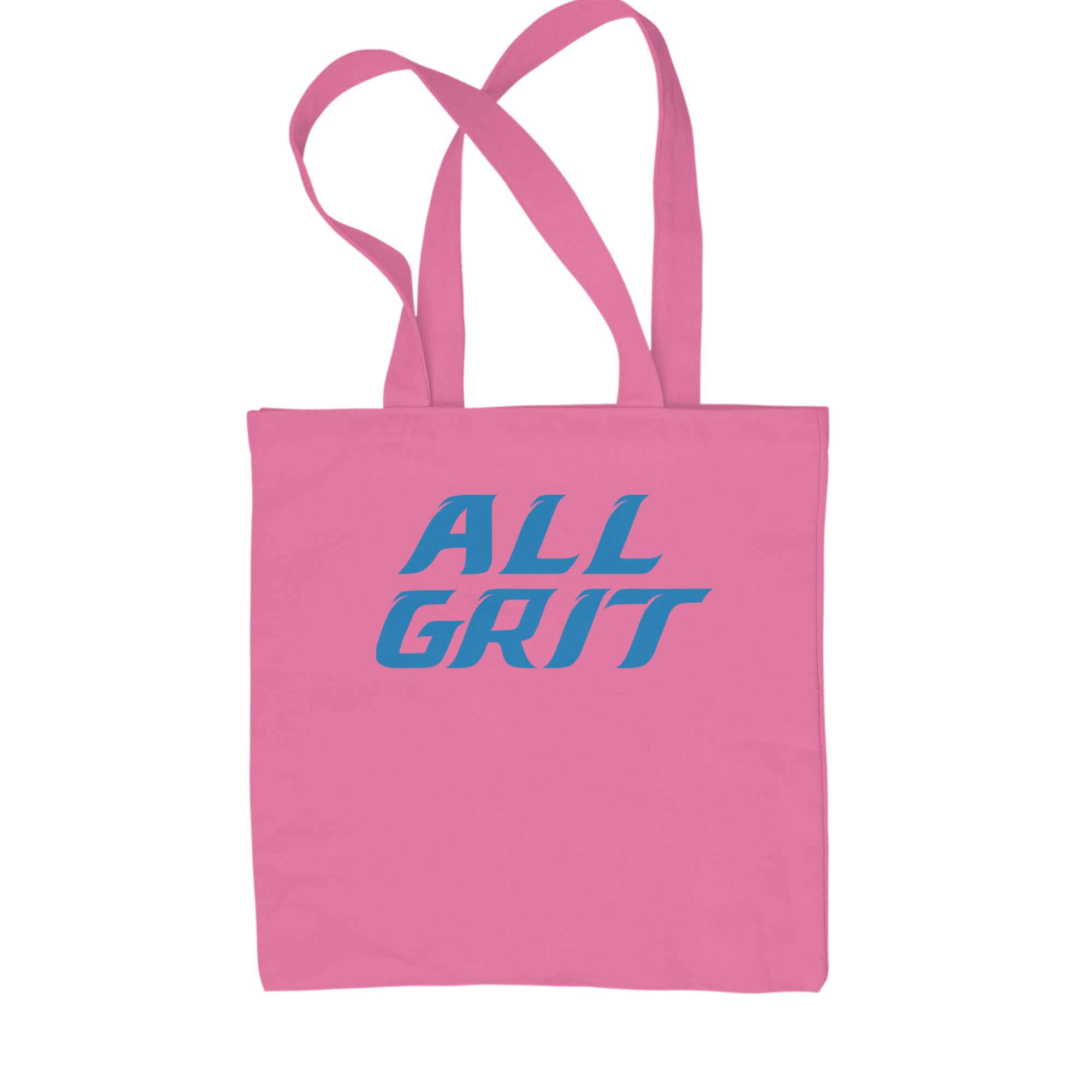 All Grit Detroit Football Shopping Tote Bag Pink