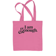 I Am Kenough Barbenheimer Shopping Tote Bag Pink