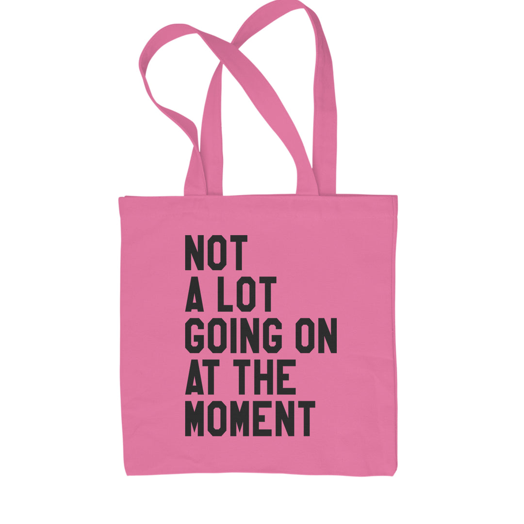 NOT A Lot Going On At The Moment Feeling 22 TTPD Shopping Tote Bag Pink
