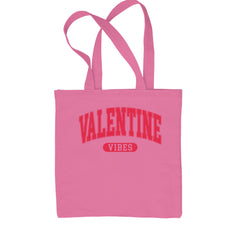 Valentines Vibes Shopping Tote Bag Pink