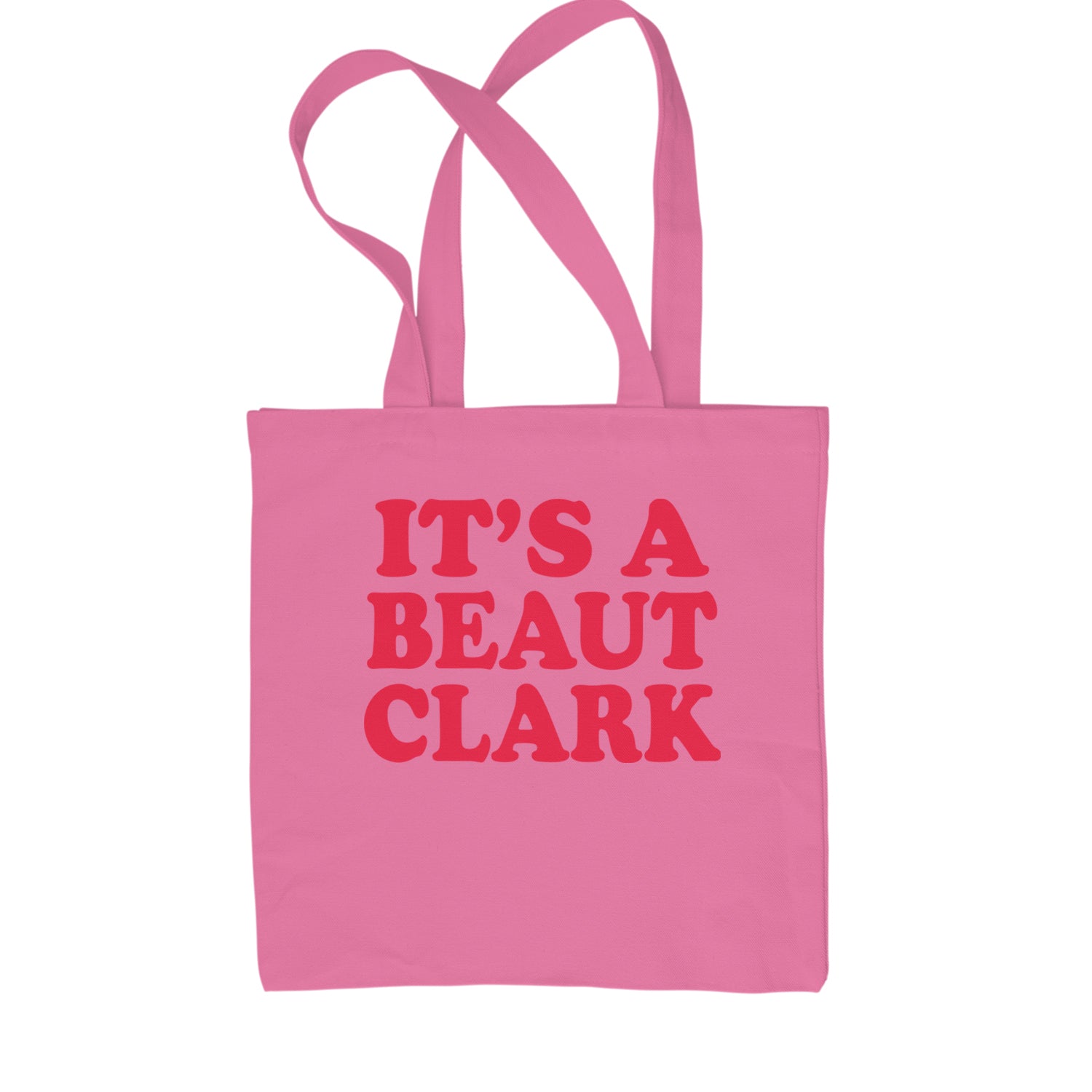 It's a Beaut Clark Festive Christmas Shopping Tote Bag Pink