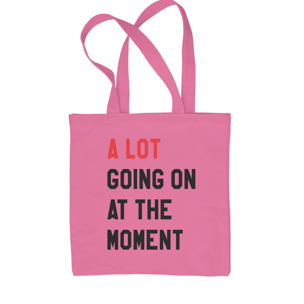 A Lot Going On At The Moment New TTPD Poet Department Shopping Tote Bag Pink