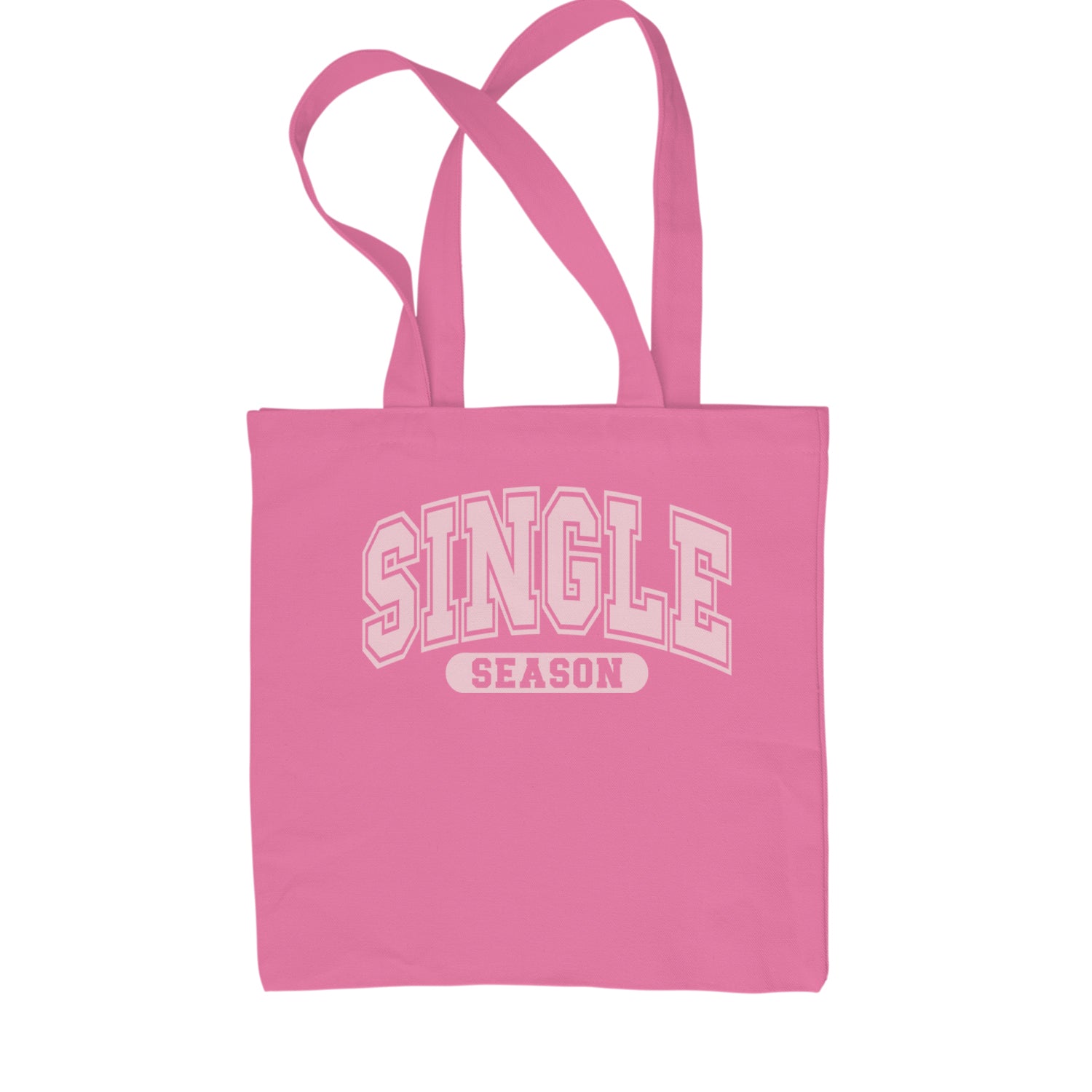 Single Season Valentine's Day Shopping Tote Bag Pink