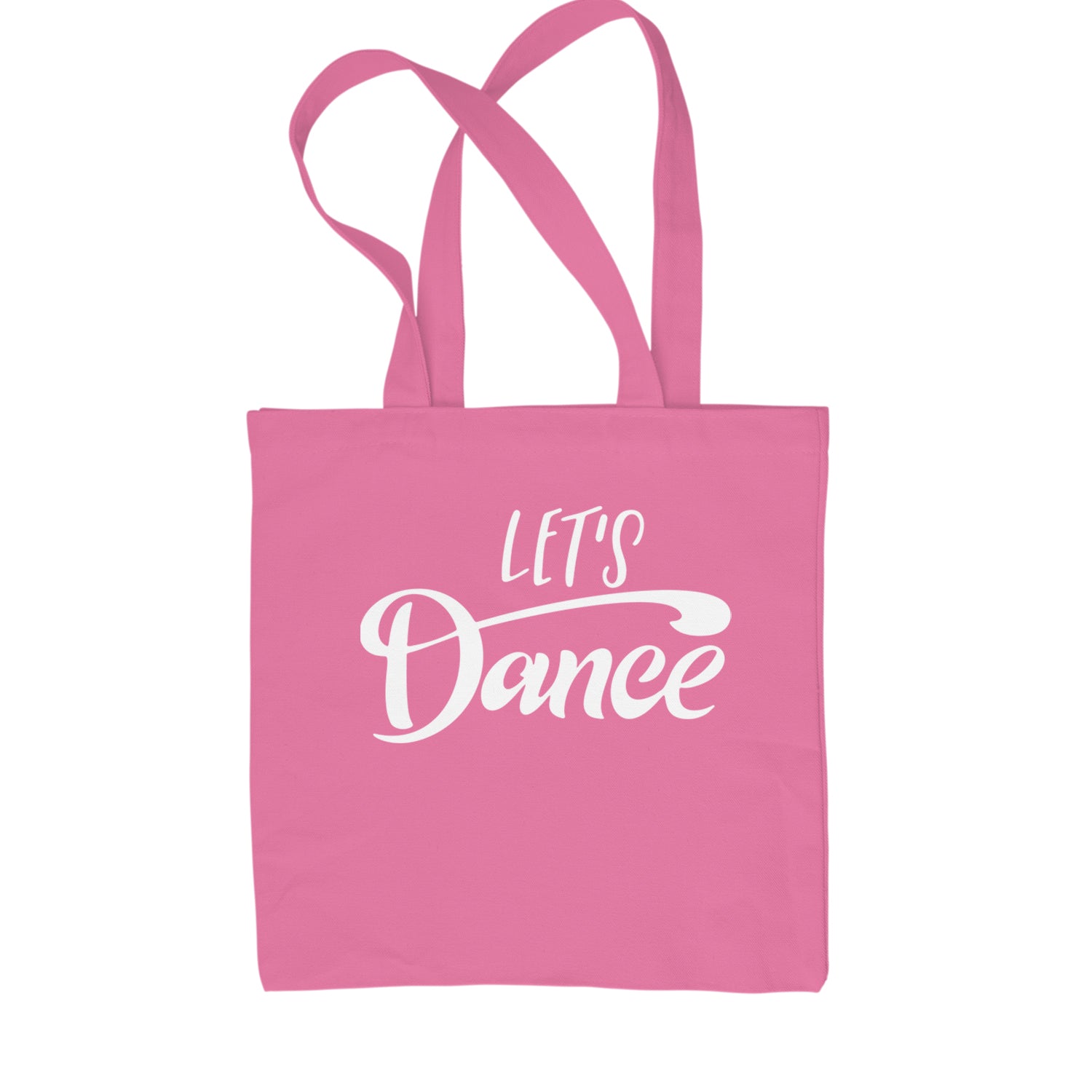 Let's Dance Shopping Tote Bag Pink