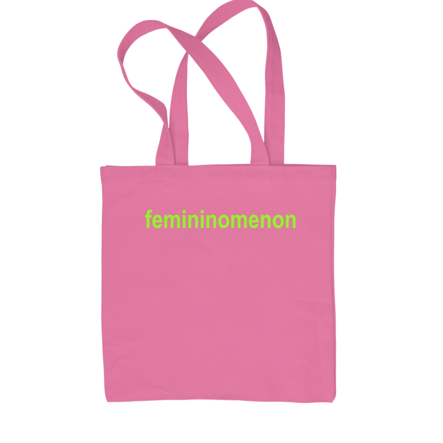 Femininomenon Female Empowerment Shopping Tote Bag Pink