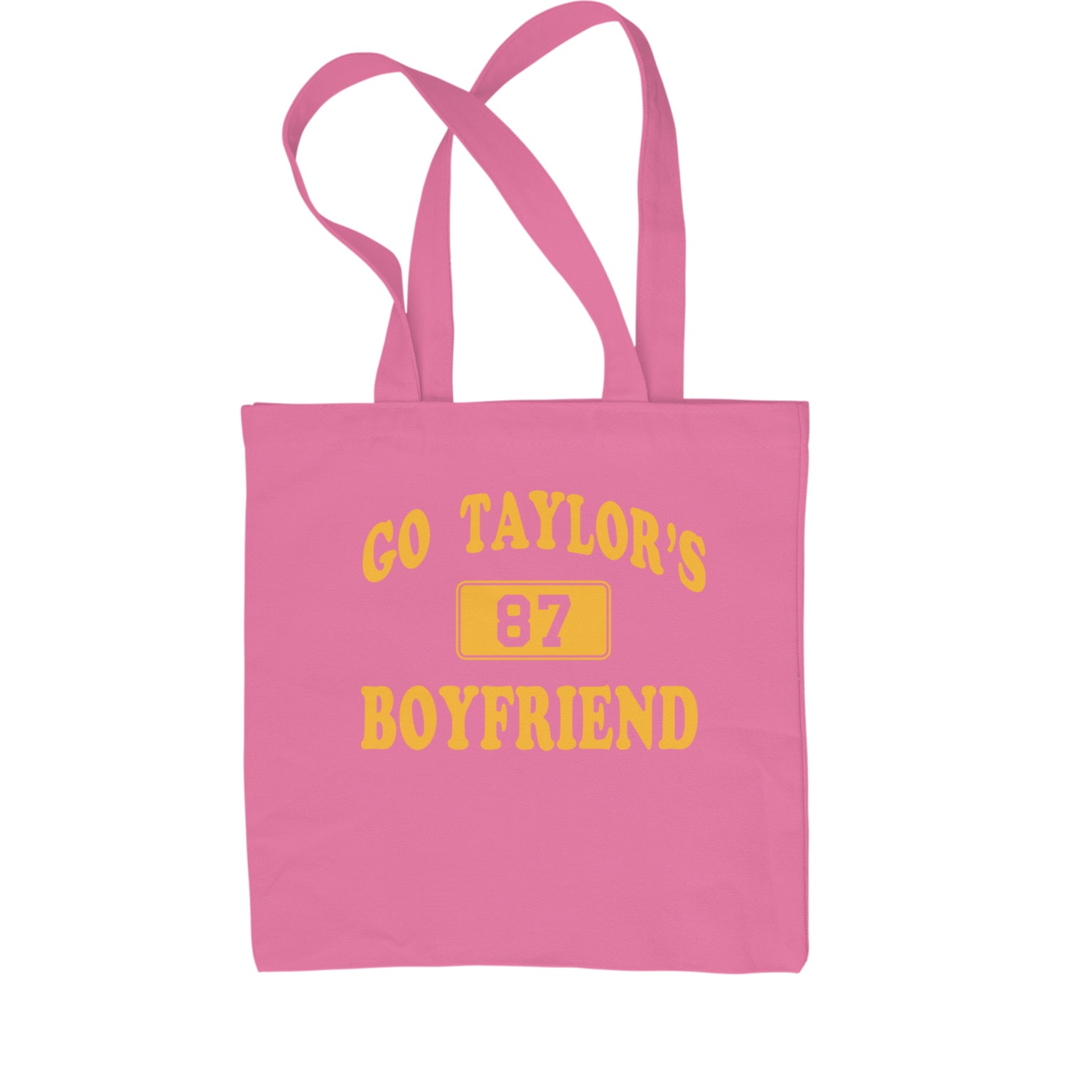 Go Taylor's Boyfriend Kansas City Shopping Tote Bag Pink