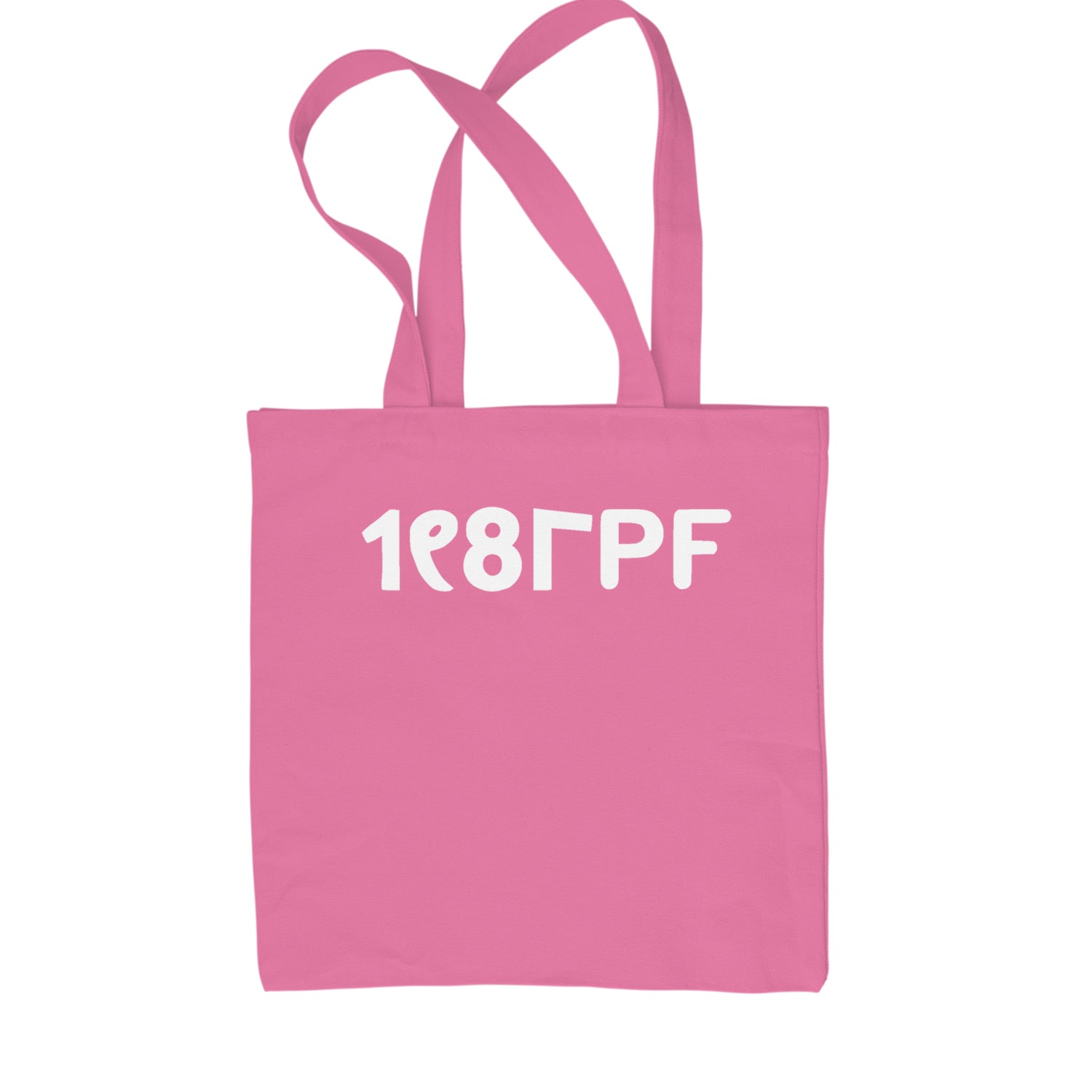 Principle Of Pleasure Retro 80's Miss Jackson  Shopping Tote Bag Pink