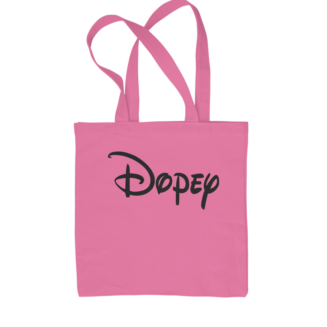 Dopey - 7 Dwarfs Costume Shopping Tote Bag Pink