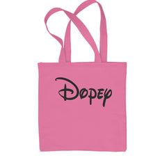 Dopey - 7 Dwarfs Costume Shopping Tote Bag Pink
