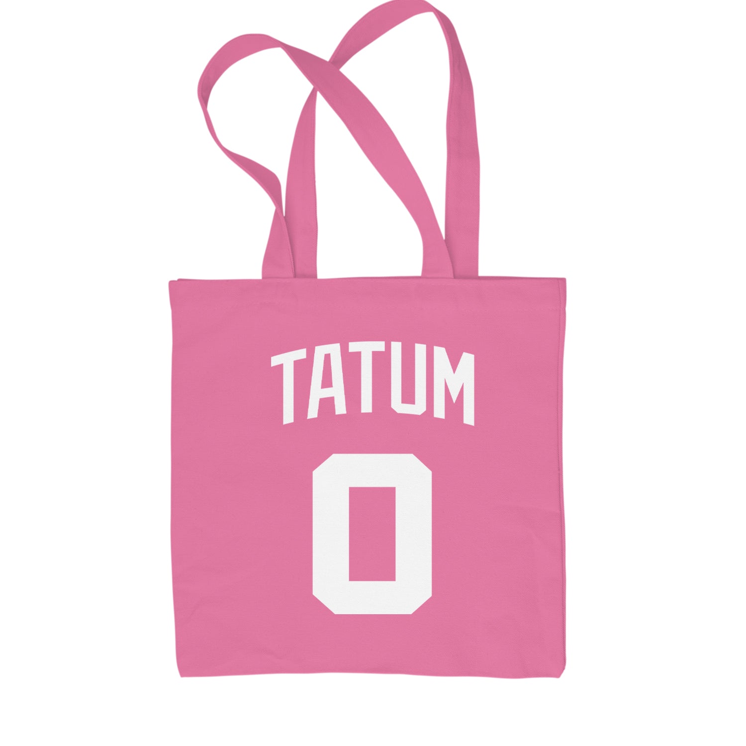 Tatum #0 Boston Basketball Shopping Tote Bag Pink