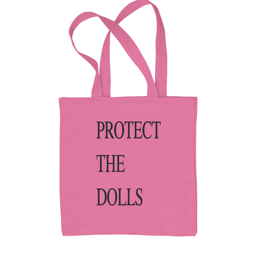 Protect The Dolls Equal Rights Shopping Tote Bag Pink