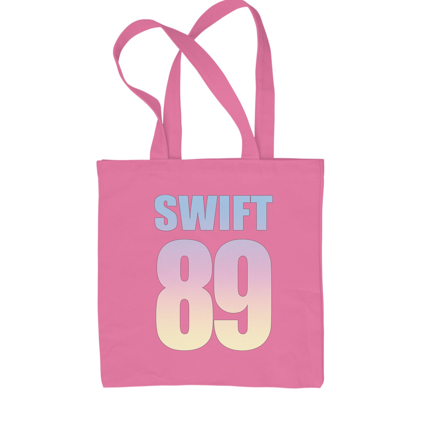 Lover Era Swift 89 Birth Year Music Fan TTPD Shopping Tote Bag Pink