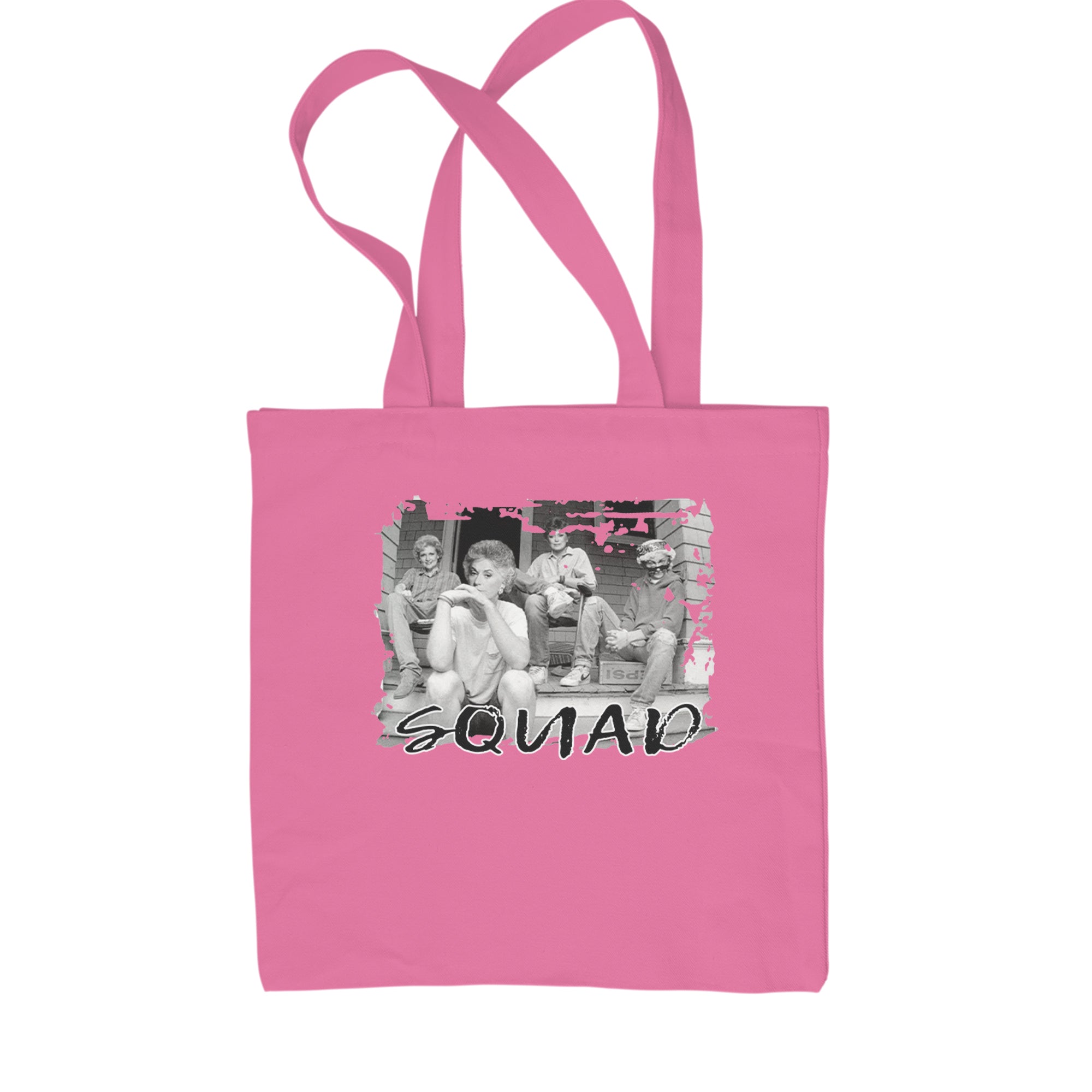 Squad Golden Girls Shopping Tote Bag Pink