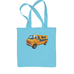 Bad Hombres Van West Chester Band Shopping Tote Bag Sky Blue