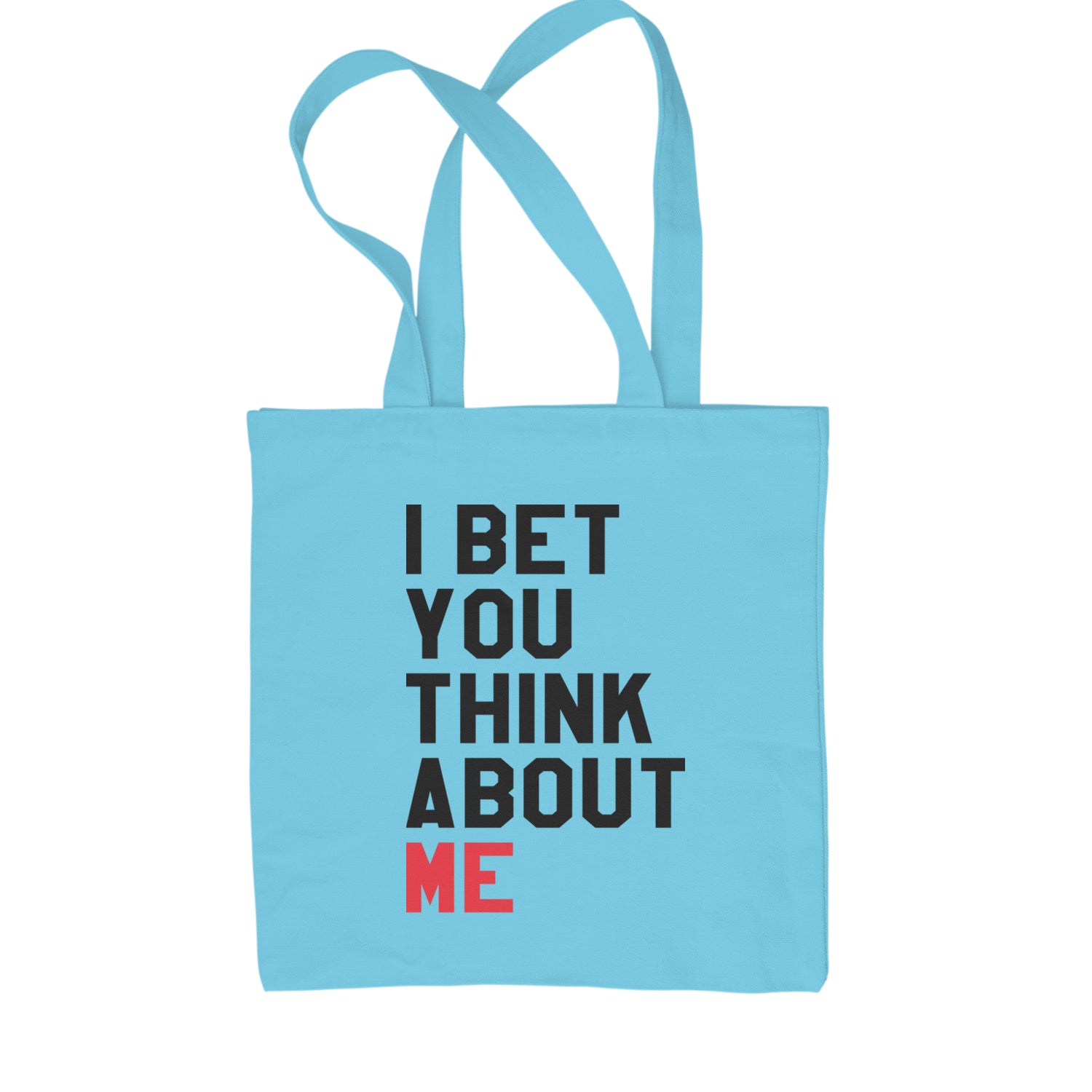 I Bet You Think About Me New TTPD Era Shopping Tote Bag Sky Blue