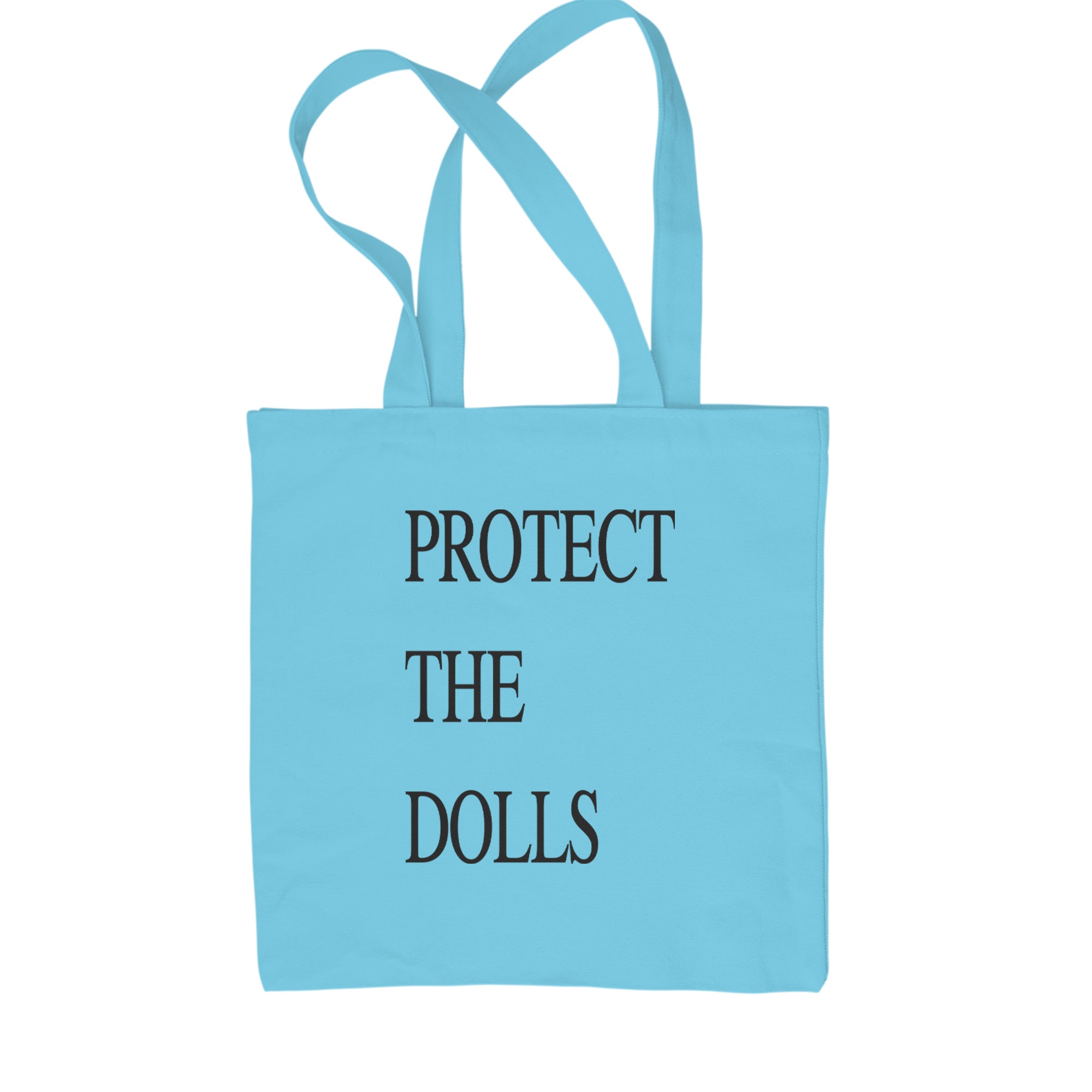 Protect The Dolls Equal Rights Shopping Tote Bag Sky Blue