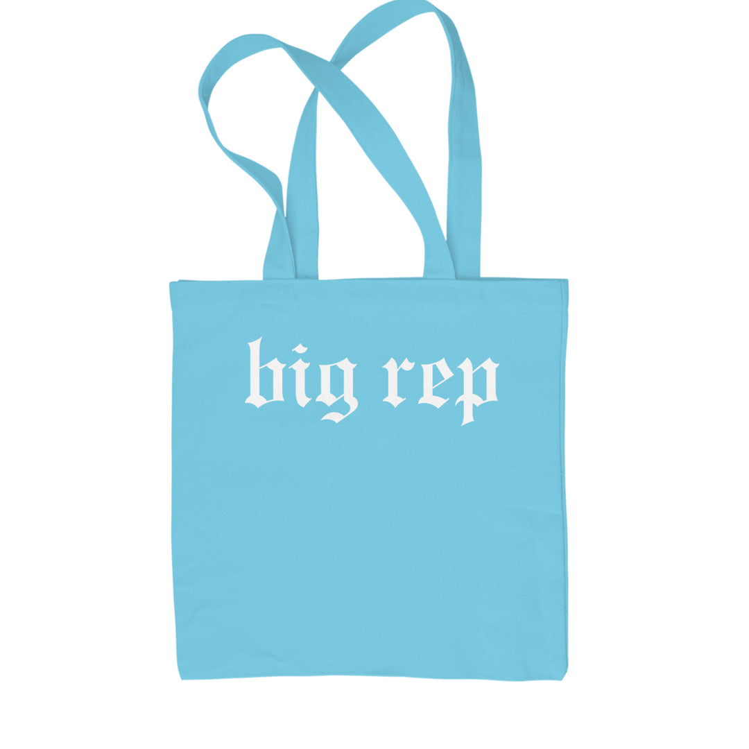 Big Rep Reputation Music Lover Gift Fan Favorite Shopping Tote Bag Sky Blue