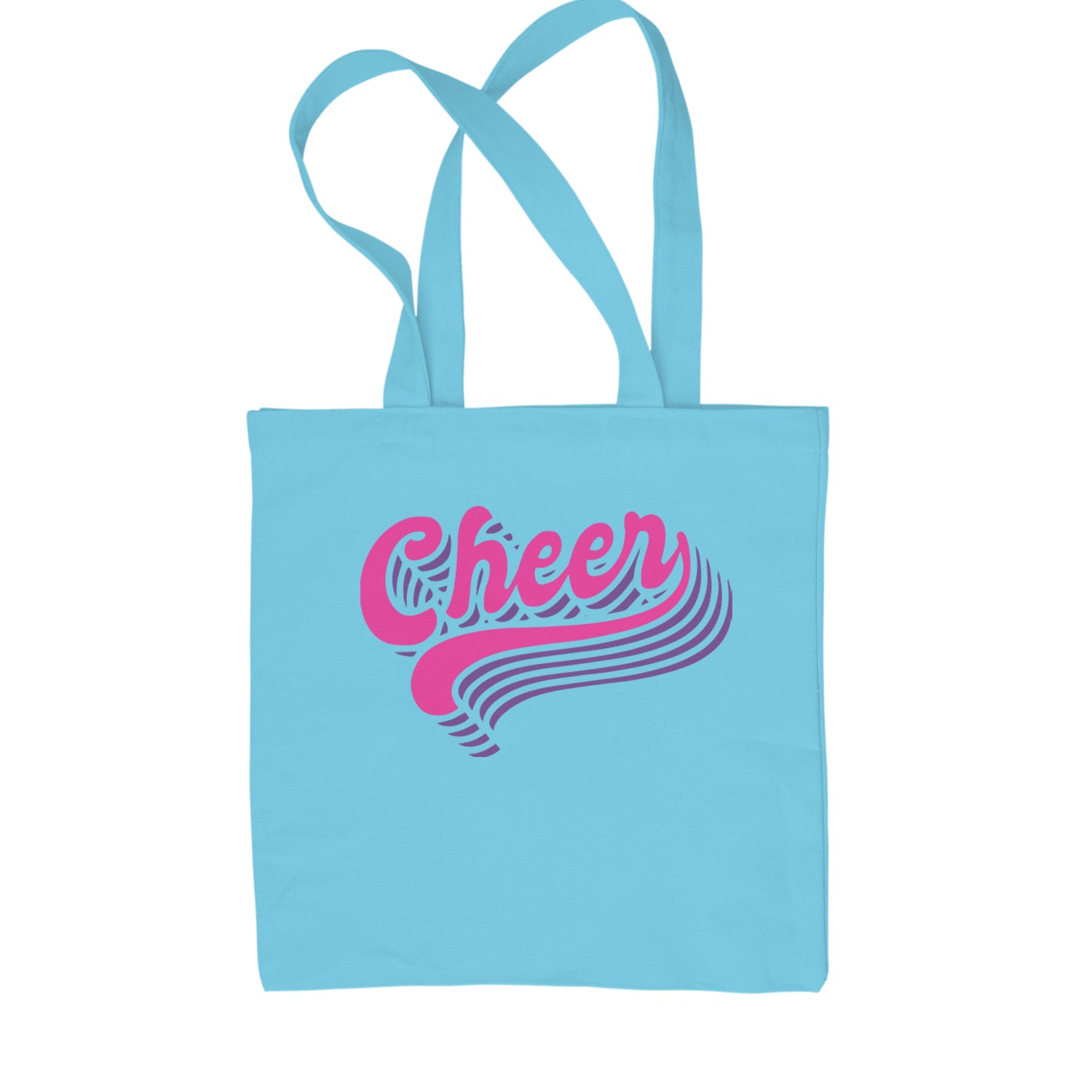 Cheer Pride Shopping Tote Bag Sky Blue