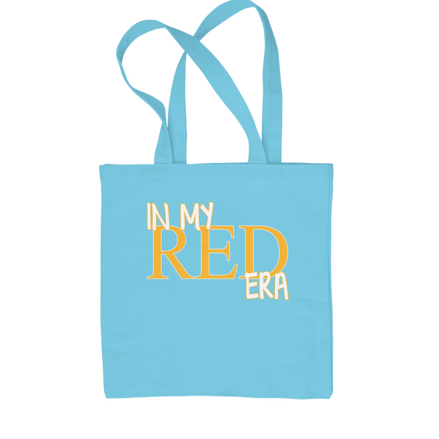 In My Red Era Kansas City Shopping Tote Bag Sky Blue